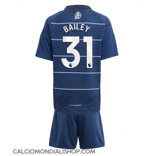 Maglie da calcio Aston Villa Leon Bailey #31 Terza Maglia Bambino 2024-25 Manica Corta (+ Pantaloni corti)